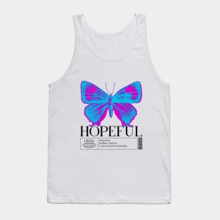 Retro Hopeful Living Mental Health Tank Top